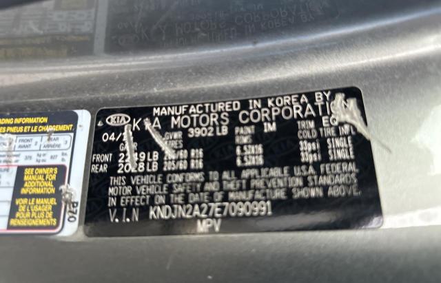 Photo 10 from auction – 2014 KIA SOUL with VIN KNDJN2A27E7090991