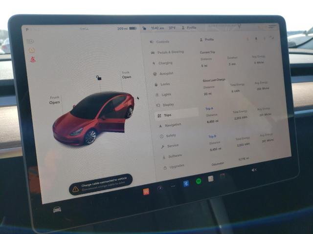 Photo 9 from auction – 2022 TESLA MODEL 3 with VIN 5YJ3E1EA6NF371050