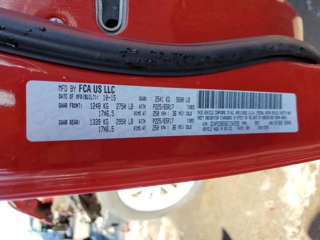 Photo 14 from auction – 2016 DODGE JOURNEY SX with VIN 3C4PDDBG9GT154725