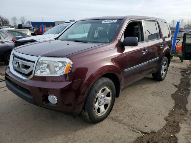 HONDA PILOT LX 2010 with VIN 5FNYF4H23AB008045 - Photo from auction