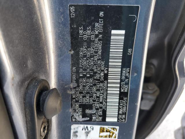 Photo 14 from auction – 2006 TOYOTA HIGHLANDER with VIN JTEDP21A960105866