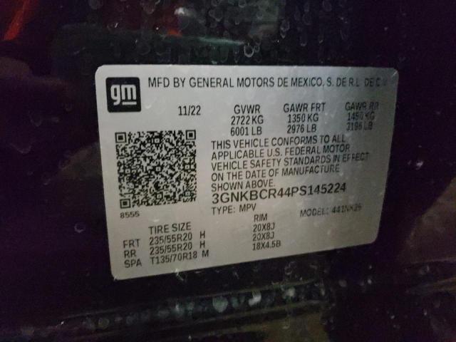 Photo 14 from auction – 2023 CHEVROLET BLAZER 2LT with VIN 3GNKBCR44PS145224