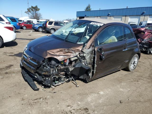 FIAT 500 LOUNGE 2013 with VIN 3C3CFFER7DT718499 - Photo from auction
