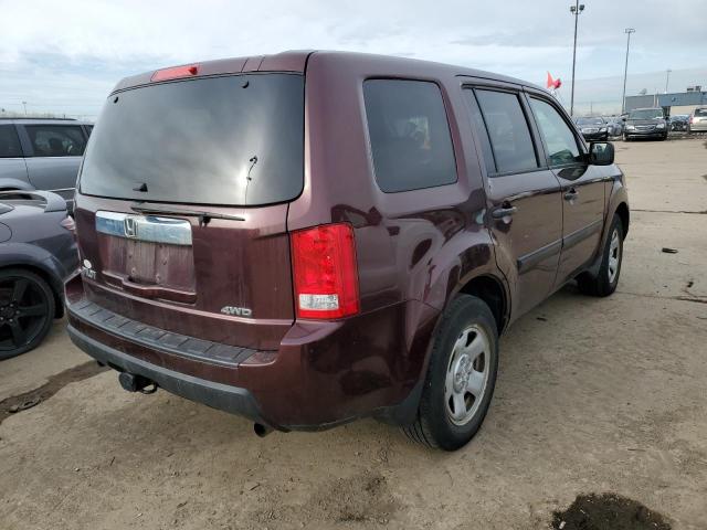 Photo 3 from auction – 2010 HONDA PILOT LX with VIN 5FNYF4H23AB008045