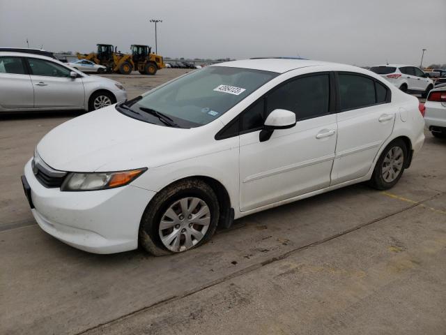 HONDA CIVIC LX 2012 with VIN 2HGFB2F52CH591145 - Photo from auction