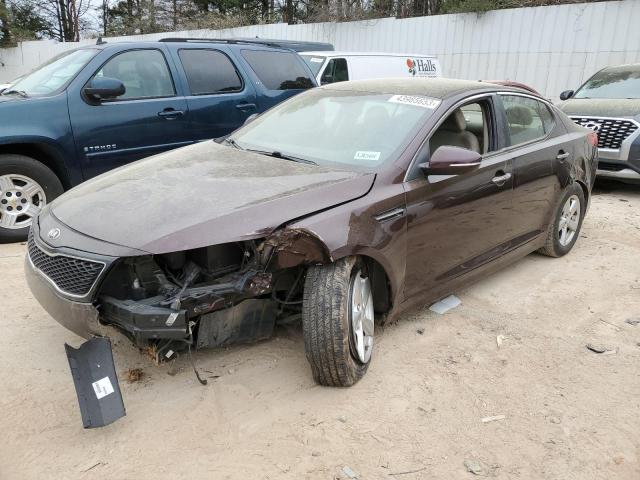 KIA OPTIMA LX 2014 with VIN 5XXGM4A78EG255555 - Photo from auction