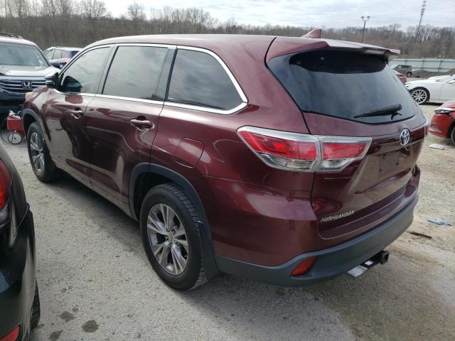 Photo 2 from auction – 2014 TOYOTA HIGHLANDER with VIN 5TDZKRFH0ES015959