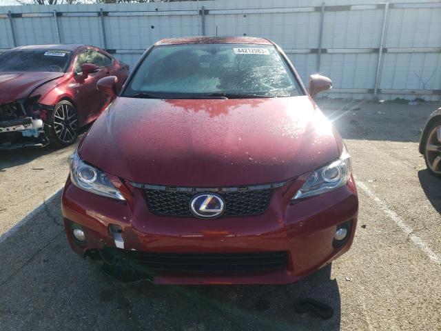 Photo 5 from auction – 2012 LEXUS CT 200 with VIN JTHKD5BH0C2110650