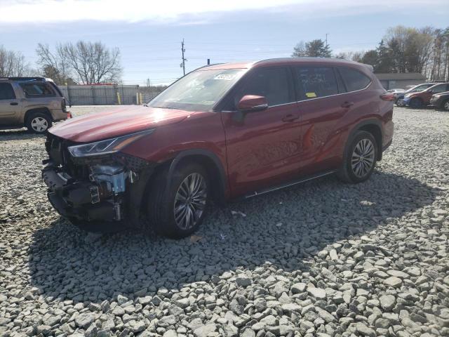 TOYOTA HIGHLANDER 2021 with VIN 5TDFZRBH1MS144750 - Photo from auction