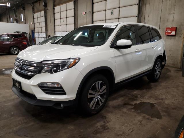 HONDA PILOT EXL 2017 with VIN 5FNYF6H59HB044421 - Photo from auction