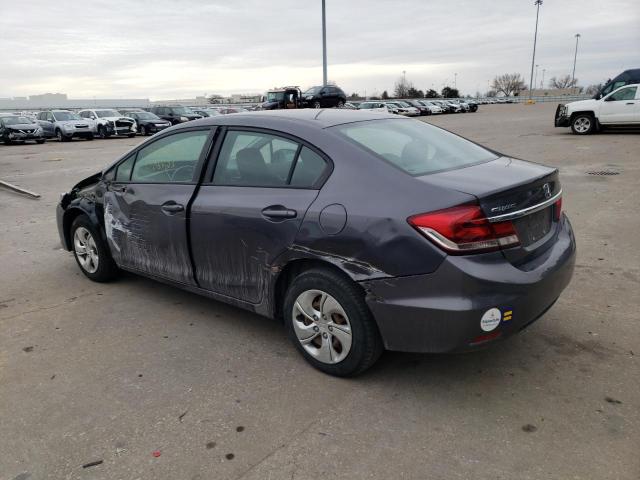 Photo 2 from auction – 2015 HONDA CIVIC LX with VIN 19XFB2F51FE088611