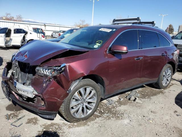 ACURA MDX TECHNO 2016 with VIN 5FRYD4H4XGB034513 - Photo from auction