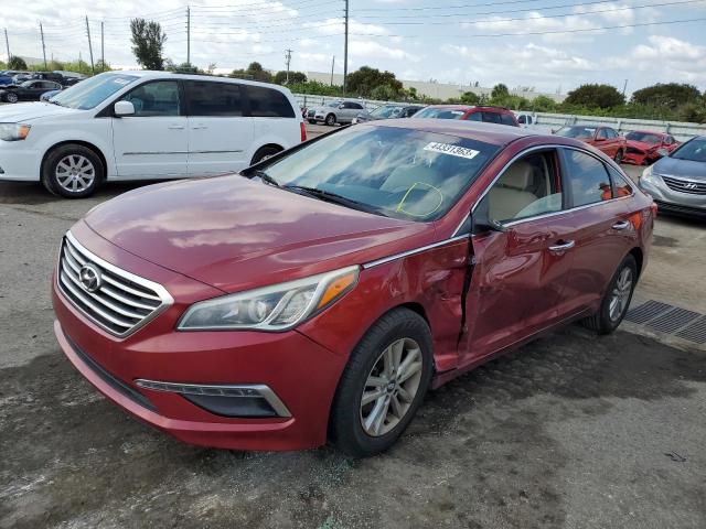 HYUNDAI SONATA SE 2015 with VIN 5NPE24AF3FH100602 - Photo from auction