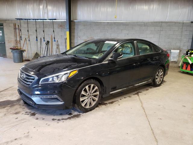HYUNDAI SONATA SPO 2015 with VIN 5NPE34AF9FH085360 - Photo from auction