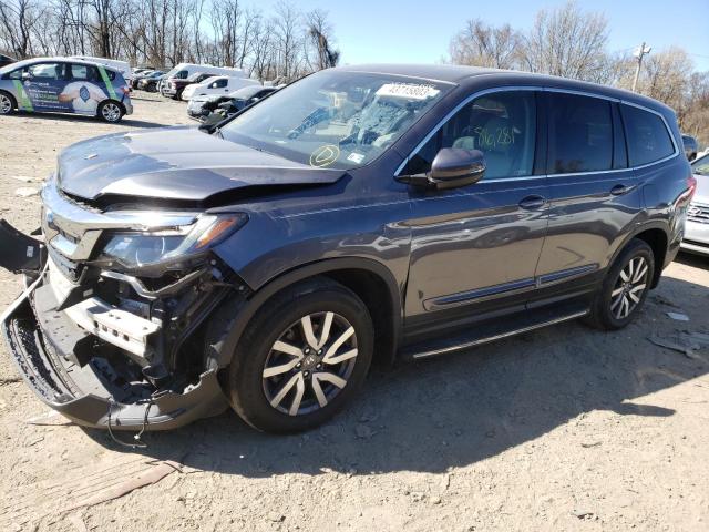 HONDA PILOT EXL 2019 with VIN 5FNYF6H53KB082606 - Photo from auction
