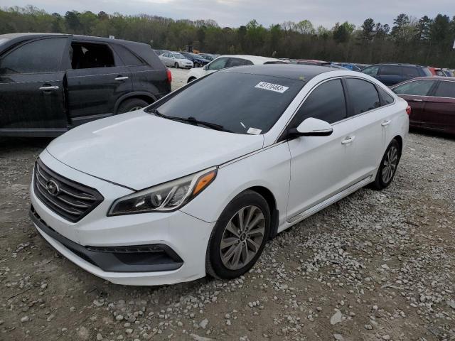HYUNDAI SONATA SPO 2015 with VIN 5NPE34AF4FH063413 - Photo from auction