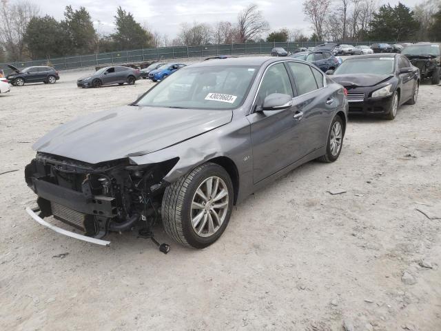 INFINITI Q50 BASE 2017 with VIN JN1CV7AR3HM681685 - Photo from auction