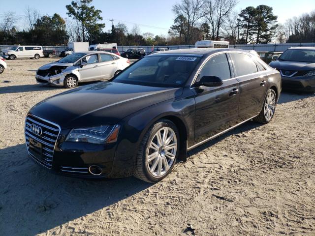 AUDI A8 L QUATT 2013 with VIN WAURGAFD0DN031287 - Photo from auction