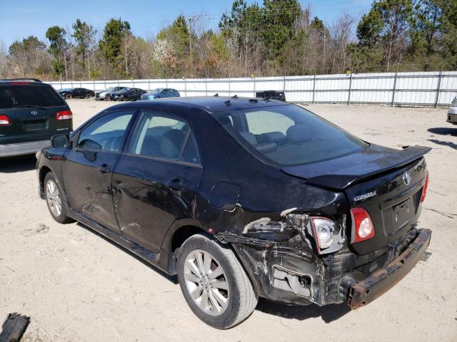 Photo 2 from auction – 2009 TOYOTA COROLLA BA with VIN 2T1BU40E69C167482