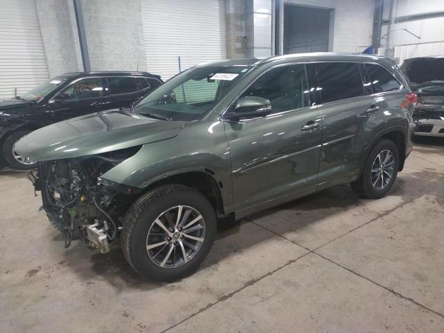 TOYOTA HIGHLANDER 2018 with VIN 5TDJZRFH0JS807144 - Photo from auction