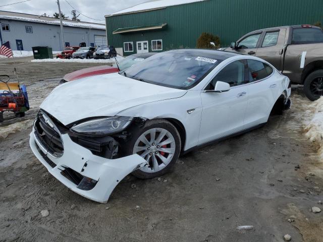 TESLA MODEL S 2015 with VIN 5YJSA1E27FF111547 - Photo from auction