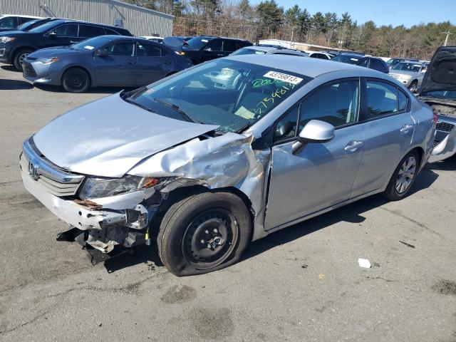 HONDA CIVIC LX 2012 with VIN 2HGFB2F54CH568031 - Photo from auction