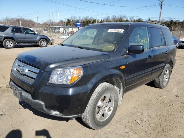 HONDA PILOT EX 2006 with VIN 5FNYF18766B026606 - Photo from auction