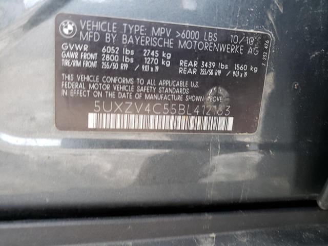 Photo 14 from auction – 2011 BMW X5 XDRIVE3 with VIN 5UXZV4C55BL412163