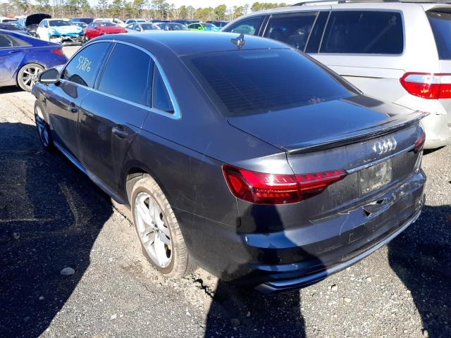 Photo 2 from auction – 2020 AUDI A4 PREMIUM with VIN WAUDNAF45LA038256