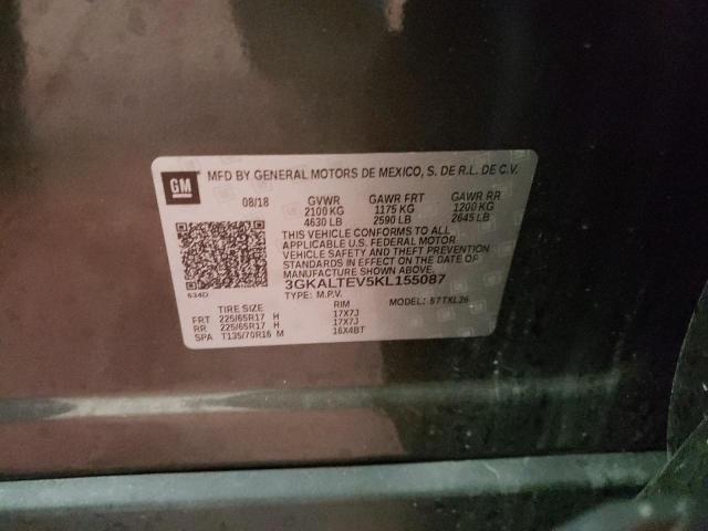 Photo 14 from auction – 2019 GMC TERRAIN SL with VIN 3GKALTEV5KL155087