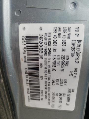 Photo 14 from auction – 2003 DODGE GRAND CARA with VIN 1D4GP24343B291186