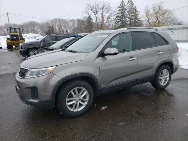 KIA SORENTO LX 2015 with VIN 5XYKTDA76FG604898 - Photo from auction
