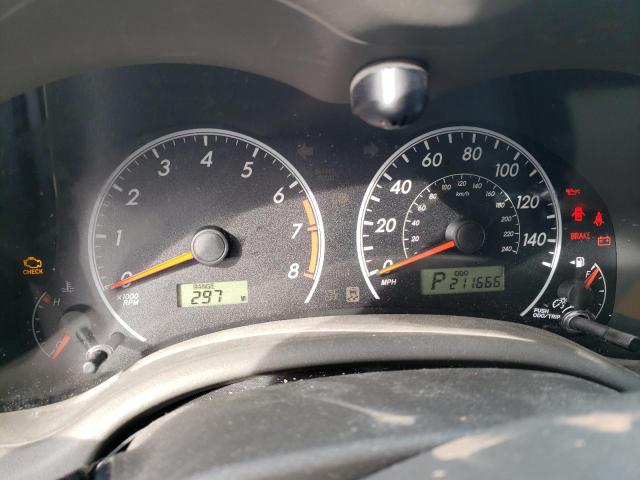 Photo 9 from auction – 2010 TOYOTA COROLLA BA with VIN 2T1BU4EE4AC373252