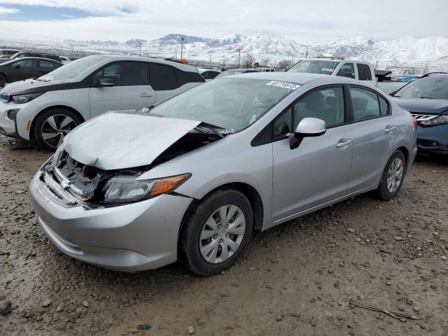 HONDA CIVIC LX 2012 with VIN 2HGFB2F56CH607170 - Photo from auction