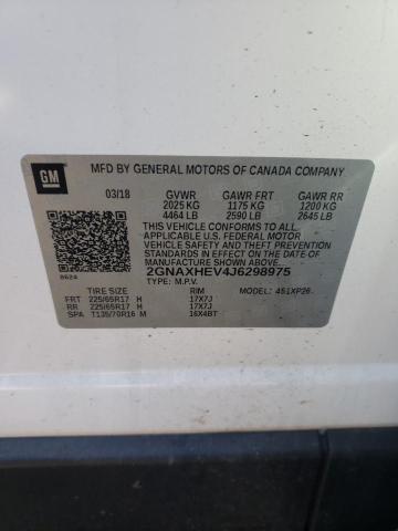 Photo 14 from auction – 2018 CHEVROLET EQUINOX LS with VIN 2GNAXHEV4J6298975