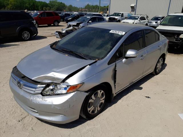 HONDA CIVIC HYBR 2012 with VIN JHMFB4F2XCS008747 - Photo from auction