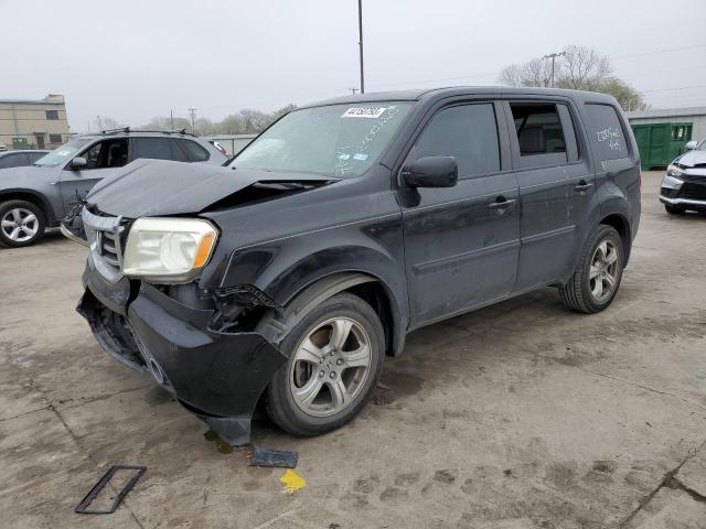 HONDA PILOT EXLN 2013 with VIN 5FNYF3H79DB035471 - Photo from auction