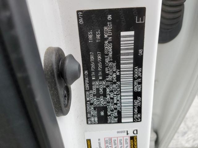 Photo 14 from auction – 2020 TOYOTA 4RUNNER SR with VIN JTEBU5JR6L5747158