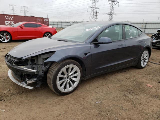 TESLA MODEL 3 2022 with VIN 5YJ3E1EA3NF189306 - Photo from auction
