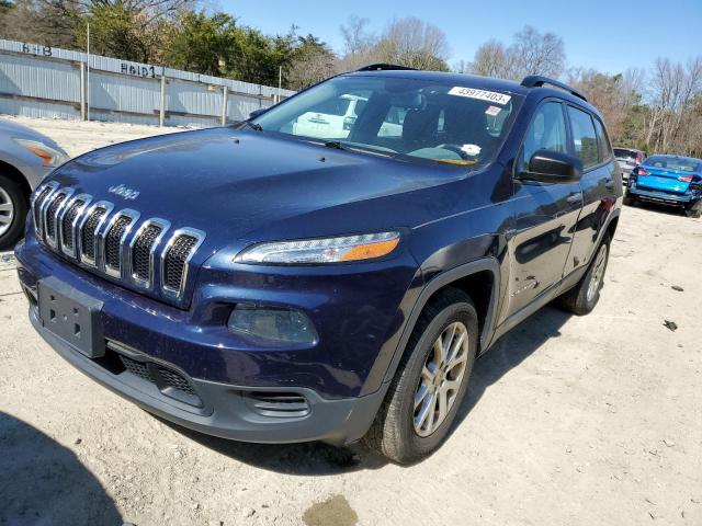 JEEP CHEROKEE S 2016 with VIN 1C4PJMAB6GW169093 - Photo from auction