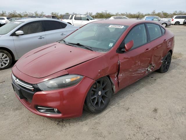 DODGE DART SXT 2013 with VIN 1C3CDFBA0DD123293 - Photo from auction