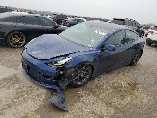 TESLA MODEL 3 2022 with VIN 5YJ3E1EA2NF304235 - Photo from auction
