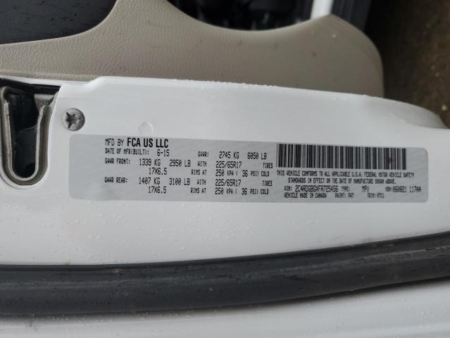 Photo 14 from auction – 2015 DODGE GRAND CARA with VIN 2C4RDGBGXFR725456