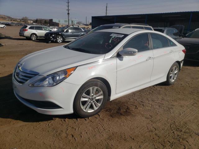 HYUNDAI SONATA GLS 2014 with VIN 5NPEB4AC1EH881429 - Photo from auction
