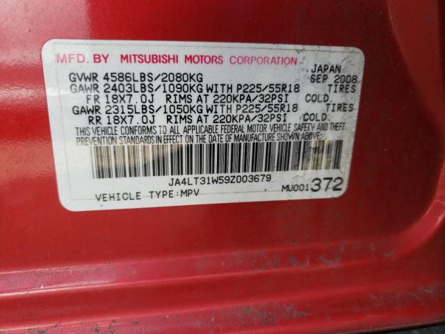 Photo 14 from auction – 2009 MITSUBISHI OUTLANDER with VIN JA4LT31W59Z003679