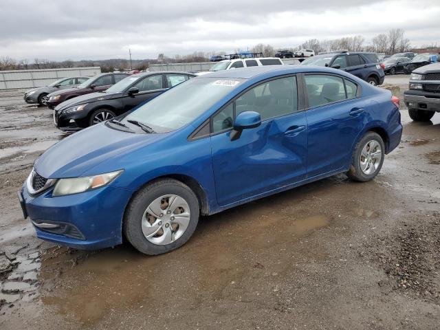 Photo 1 from auction – 2013 HONDA CIVIC LX with VIN 2HGFB2F56DH566511