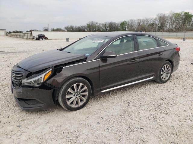 HYUNDAI SONATA SPO 2015 with VIN 5NPE34AF6FH049447 - Photo from auction