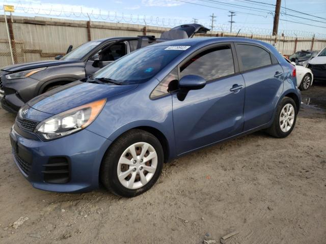 KIA RIO LX 2016 with VIN KNADM5A31G6600929 - Photo from auction