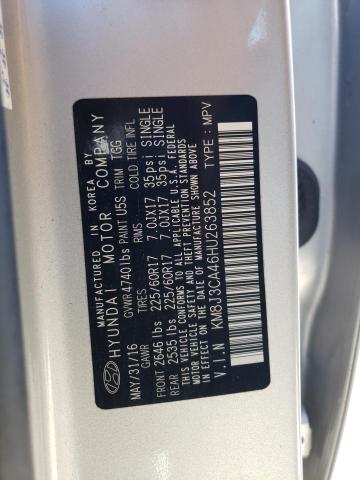 Photo 14 from auction – 2017 HYUNDAI TUCSON LIM with VIN KM8J3CA46HU263852