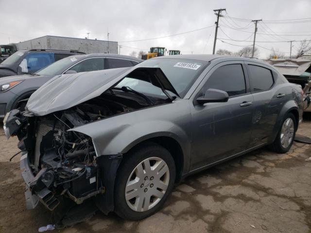 DODGE AVENGER SE 2012 with VIN 1C3CDZAB5CN132706 - Photo from auction